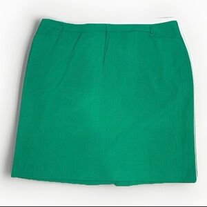 Green Calvin Klein Skirt Lined Plus Size 24W Pockets Zip Back Career Office